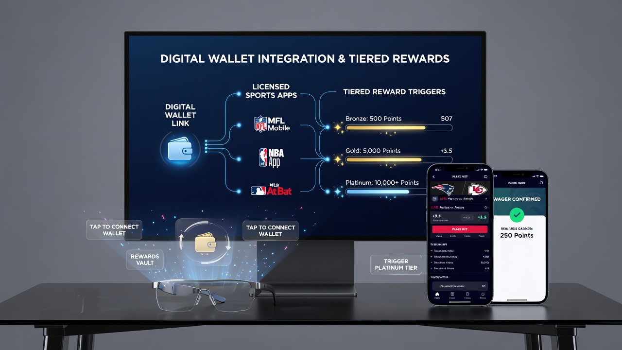 Automatisierte Walzennetzwerke und mobile Sportinterfaces mit integrierten Wallet-Triggern für gestaffelte Belohnungen